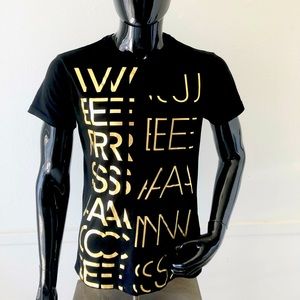 VERSACE shirt! Black and Gold.